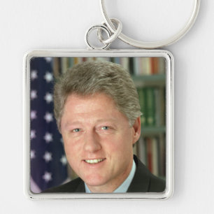 Bill Clinton Democratisch Presidentieel Witte Huis Sleutelhanger