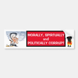 Bill Clinton, Donald Trump en Jeffrey Epstein Bumpersticker