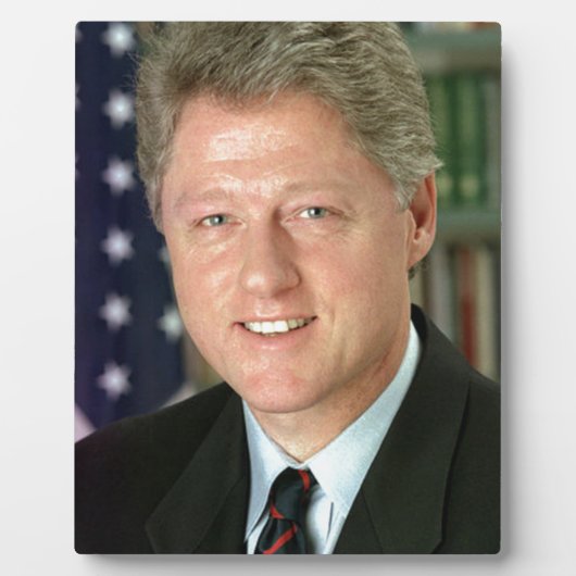 Bill Clinton Fotoplaat (Voorkant)
