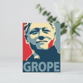 Bill Clinton - Grope : Carte postale OHP (Debout devant)