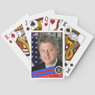 Bill Clinton-honkbalkaart Speelkaarten