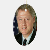 Bill Clinton Keramisch Ornament (Rechts)