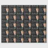Bill Clinton No Government Quote Cadeaupapier (Vlak)