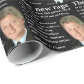 Bill Clinton No Government Quote Cadeaupapier (Rol Hoek)