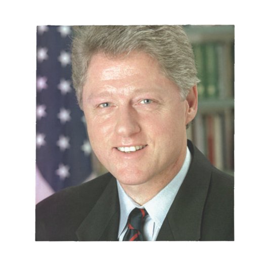 Bill Clinton Notitieblok (Voorkant)