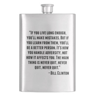 Bill Clinton Quote Heupfles