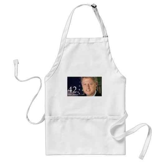 Bill Clinton Standaard Schort (Voorkant)