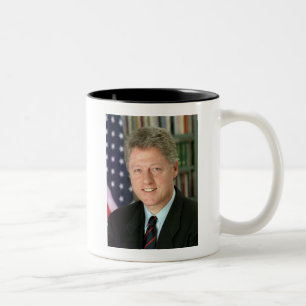 Bill Clinton Tweekleurige Koffiemok