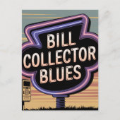 Bill Collector Blues Briefkaart (Voorkant)