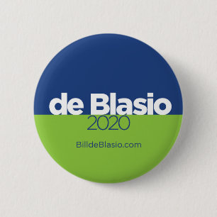 Bill de Blasio 2020 Ronde Button 5,7 Cm