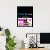 Bill Evans Interplay Jazz Vintage Poster (Thuiskantoor)