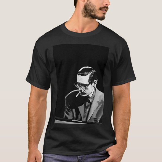 Bill Evans Melancholic Jazz T-shirt (Voorkant)