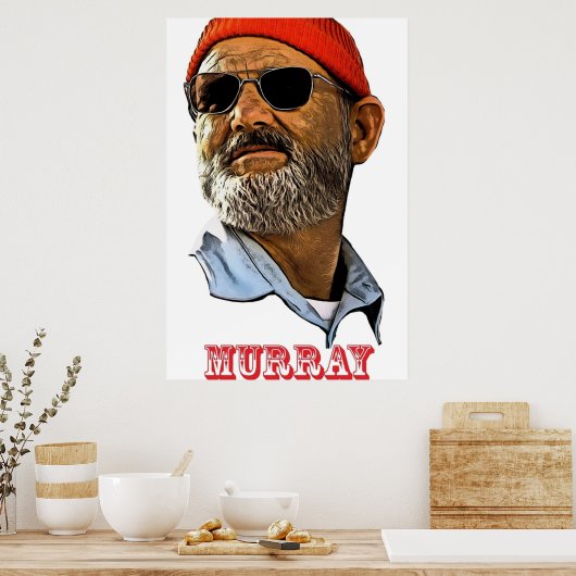 bill murray kerstmis poster (Keuken)