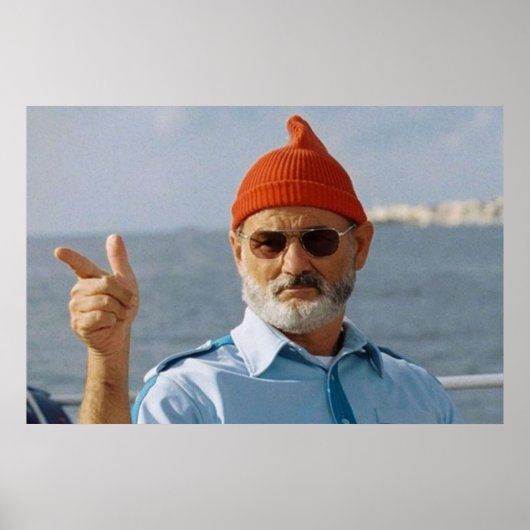 Bill Murray Life Aquatic Poster (Voorkant)