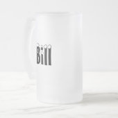 Bill-Name Style-Frosted Mok (Voorkant links)