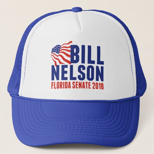Bill Nelson voor Florida Senator 2018 Trucker Pet (Voorkant)