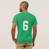 Bill Russell Boston Jersey Shirt Green (Achterkant volledig)