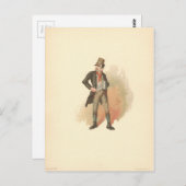 Bill Sikes Oliver Twist Briefkaart (Voorkant / Achterkant)