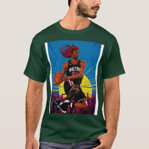 Bill Walton speelt basketbal T-shirt