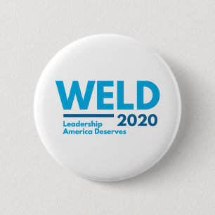 Bill Weld voor President 2020 Ronde Button 5,7 Cm