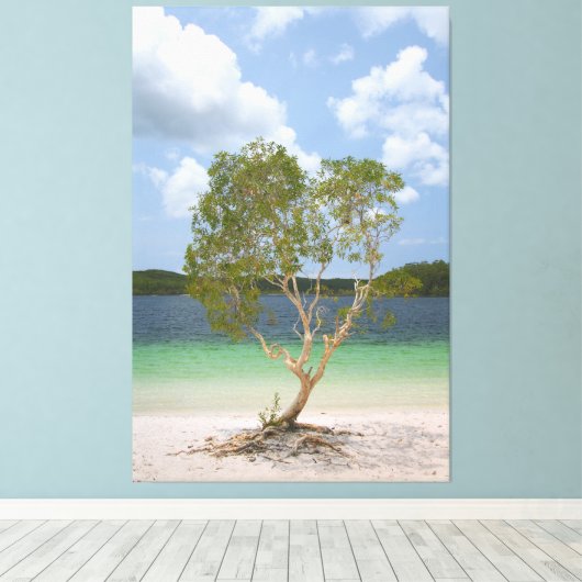 BILLABONG BOOM 40x60 Canvas Afdruk (Insitu (Houten vloer))