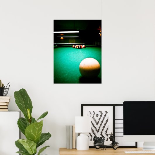 Billard 01 Poster (Bureau à domicile)