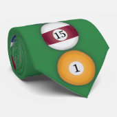 Billard / Ballons de billard : Billard : cravate / (Roulé)
