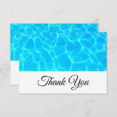 Billard bleu clair Merci photo (Devant / Derrière)