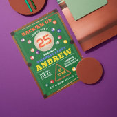 Billard de snooker Invitation de fête d'anniversai