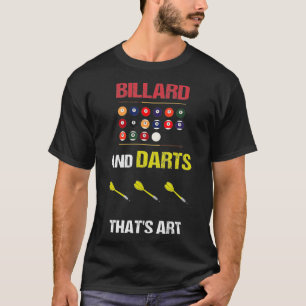 Billard en Darts die kunsten cadeau T-shirt