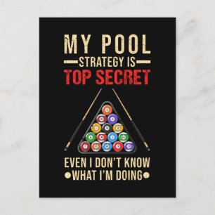 Billard Humor Funny 8 Ball Player Briefkaart