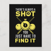 Billard King Funny 8 Ball Quote Briefkaart (Voorkant)