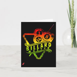 Billard Master Gift Idee voor profs Kaart