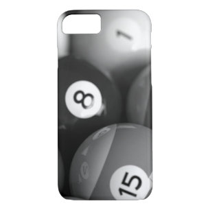 Billard noir et blanc iPhone 7 Coque