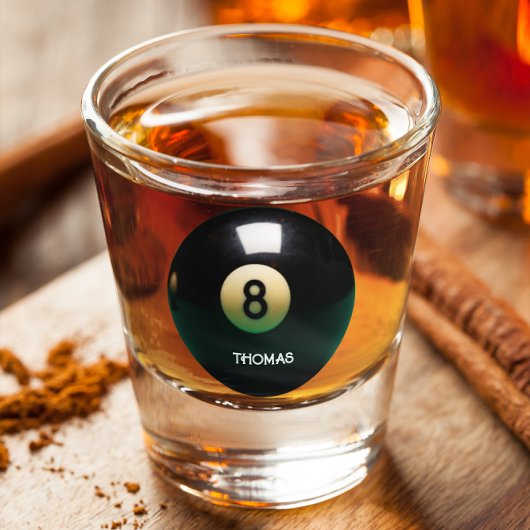 Billard Pool Huit Bal Verre de tir personnalisé