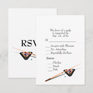 Billard RSVP avec Entree Choice blanc