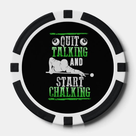 Billard Style Poker Chips (Voorkant)