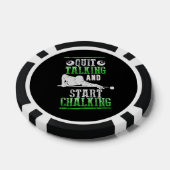 Billard Style Poker Chips (Enkel)