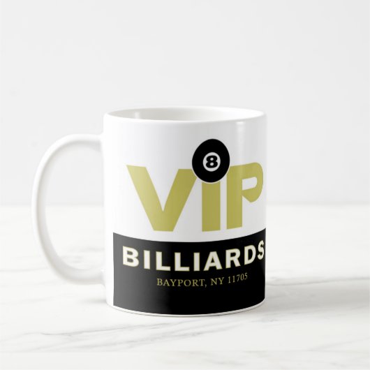 Billard VIP Customisé Coffee Mug (Gauche)