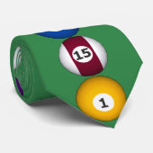 Billards : Boules de piscine : Cravate faite sur (Roulé)