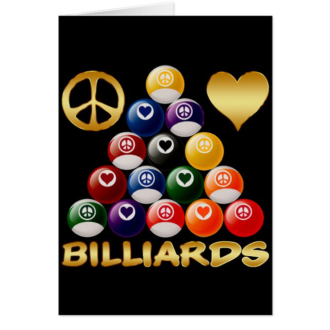 BILLARDS D'AMOUR DE PAIX (Devant)