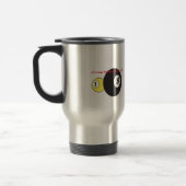 Billards Travel Mug. Reisbeker (Links)