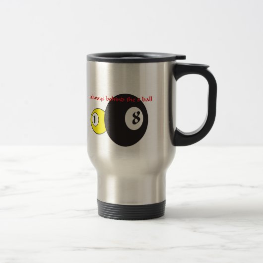 Billards Travel Mug. Reisbeker (Rechts)