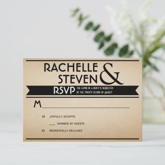 Billboard Wedding RSVP (Staand voorkant)