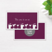 Billet boisson cocktail d'entreprise violet (Bureau)