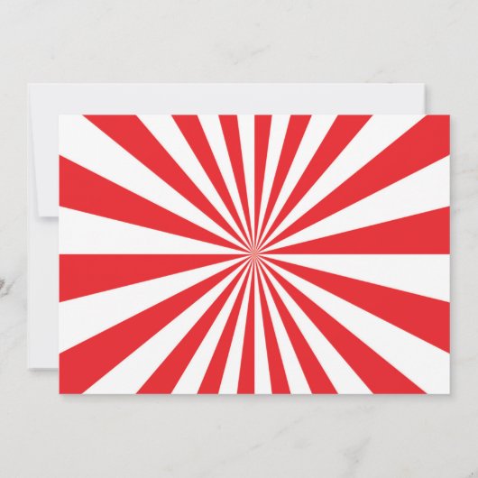 Billet Carnaval Cirque Invitation Anniversaire (Dos)