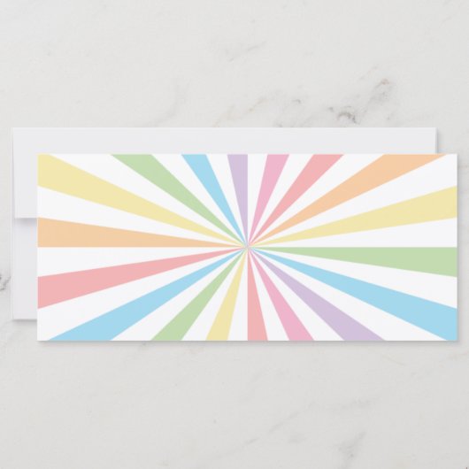 Billet Carnaval Cirque Invitation Anniversaire (Dos)