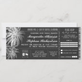 Billet Chalkboard destination invitations de maria (Devant)