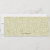 Billet Cirque vintage Anniversaire Fête Invitation (Dos)