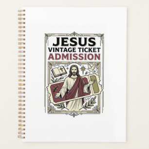 Billet d'admission vintage Jésus Billet d'admissio